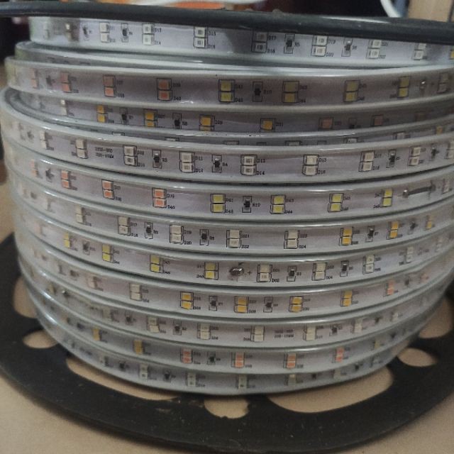 LED DÂY TRANG TRÍ NHÁY ĐUỔI NHIỀU MÀU  LED SMD 2835 - 2 HÀNG NGANG SIÊU SÁNG