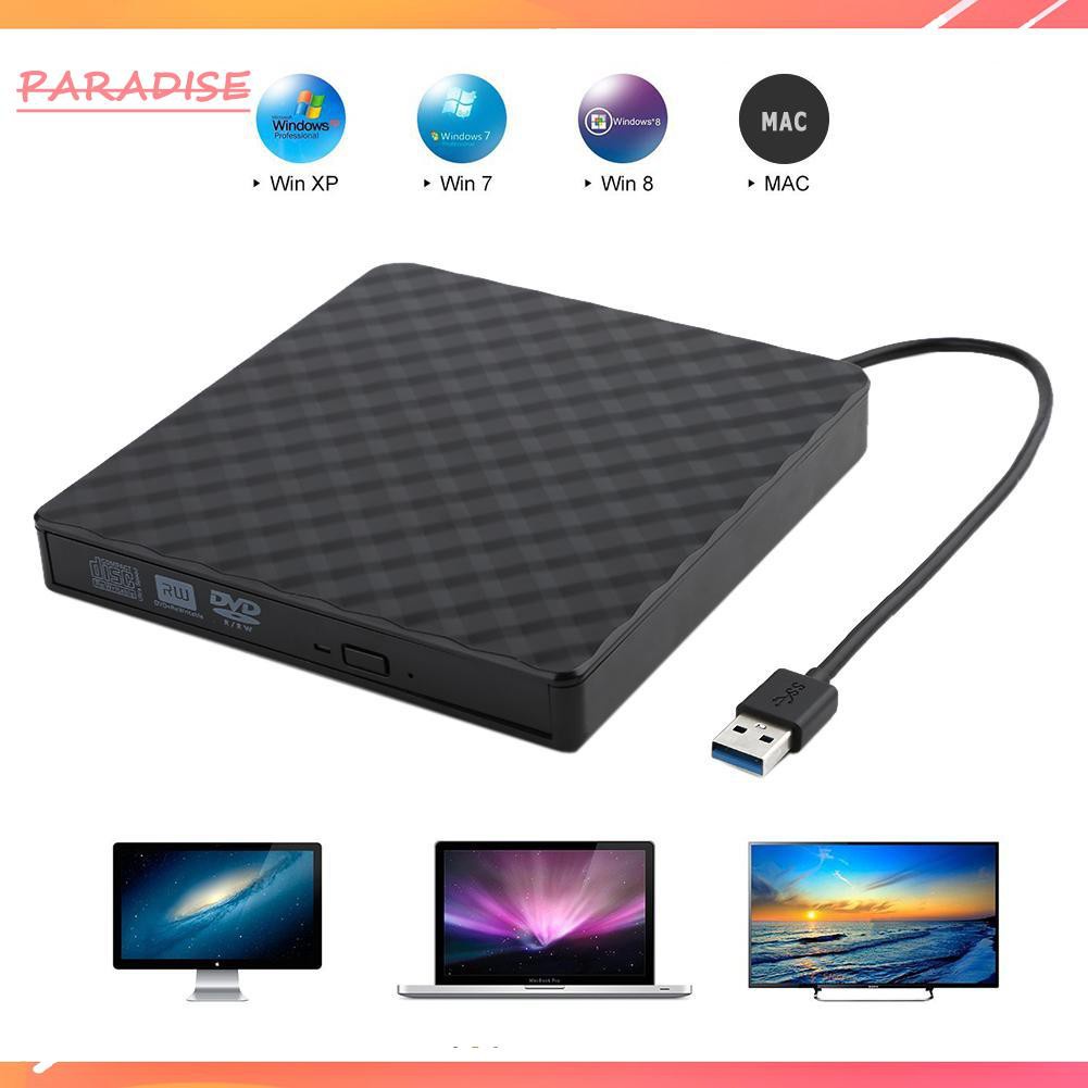 Paradise1 USB 3.0 External DVD Burner Writer Recorder DVD RW Optical Drive ROM Player | BigBuy360 - bigbuy360.vn