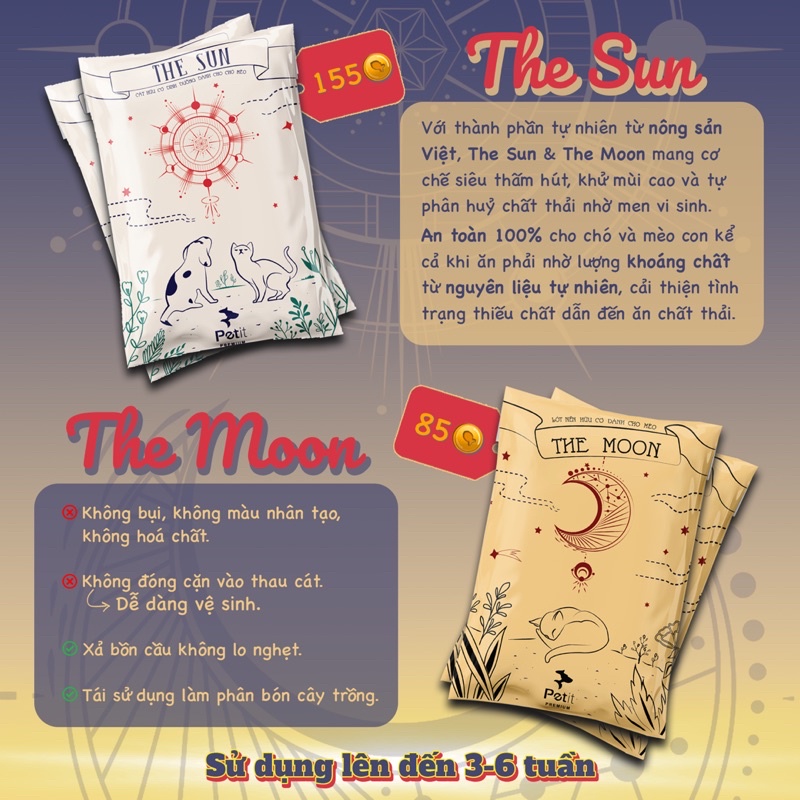 CÁT VỆ SINH HỮU CƠ - AN TOÀN MÀ CÒN CHỨA DINH DƯỠNG - DÙNG CHO CHÓ & MÈO