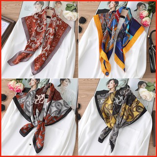 Khăn Lụa Vuông - Khăn  Turban Vuông Hàng Cao Cấp Size 70x70CM Mẫu Mới Nhất