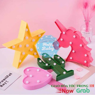 Đèn LED để bàn, trang trí quán 3D ...