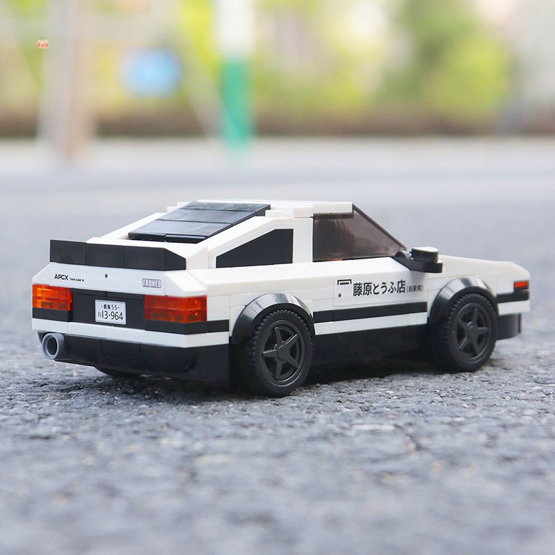 ✱✤Đồ Chơi Lắp Ráp Mô Hình Xe Đua Toyota AE86 8 Ô Độc Đáo