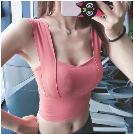 Áo lót nữ-Áo bra tập yoga gym bra su trơn sexy gợi cảm