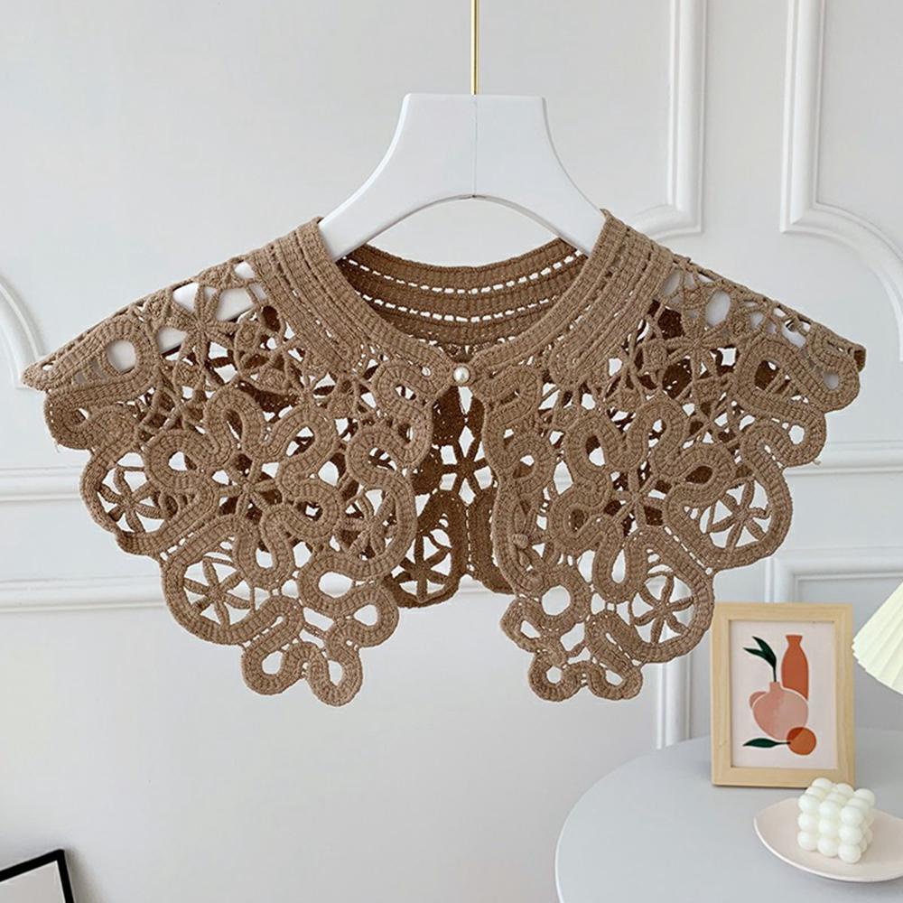 Cổ Áo Giả Thêu Ren Phong Cách Vintage Thời Trang Cho Nữ