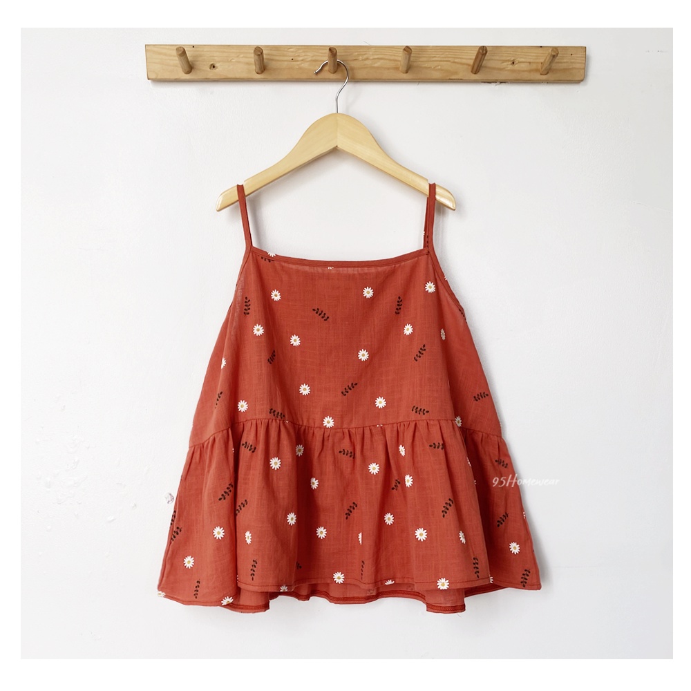 Áo hay dây chất linen form babydol xinh xắn