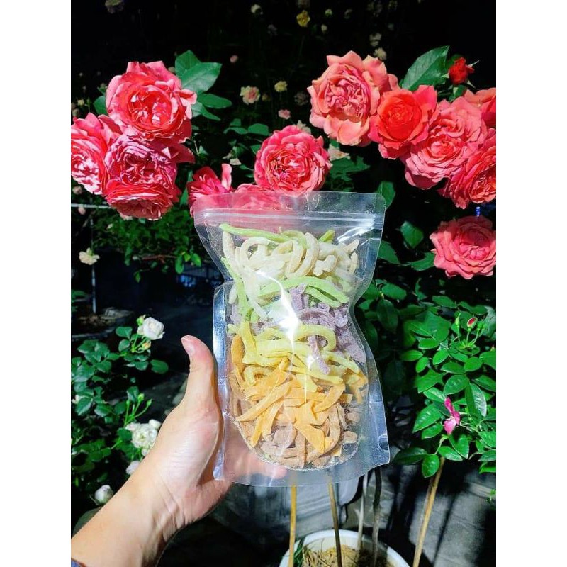 mứt dừa non thập cẩm túi 500g