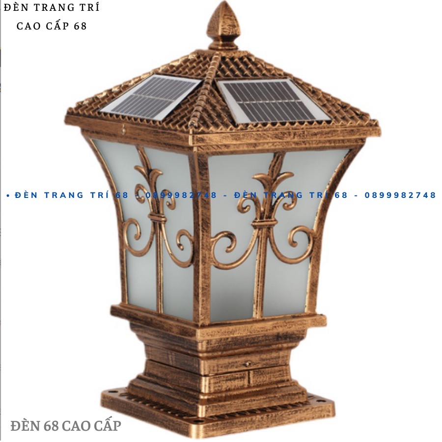 Đèn trụ cổng độc đáo hiện đại trang trí khuôn viên, vườn trong sân