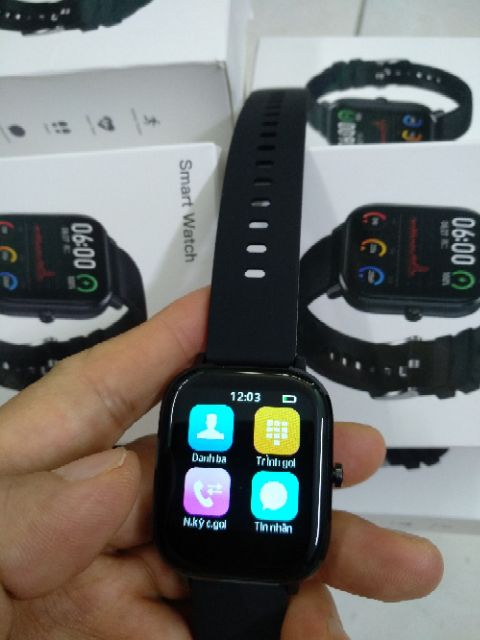 Đòng hồ thông minh DT35 tiếng Việt mới,màn hình 1.54,có nghe gọi