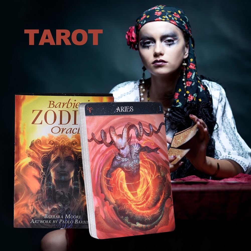 ♥♡yunkan♥♡26 Barbieri Zodiac Oracle tarot cards oracle card cards