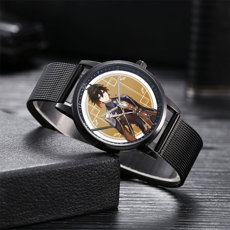 Genshin impact xem Klee Keqing ZhongLi Hutao Áo sơ mi họa tiết tùy chỉnh KYTT