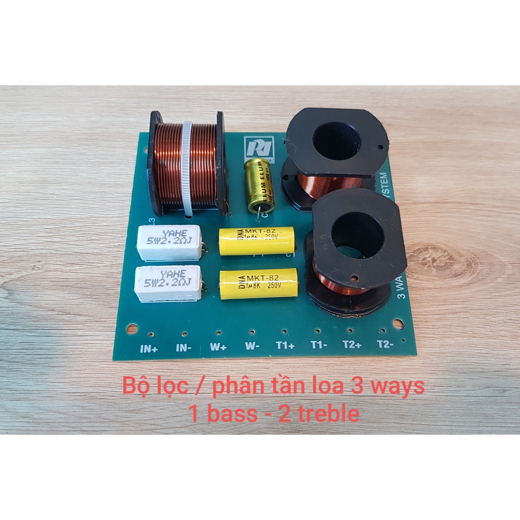01 Cặp - Mạch lọc tần số  thùng loa - Crossover Spk 3 Ways : 1 Bass + 2 Treble .
