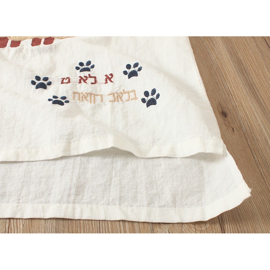 Áo kiểu nữ đẹp cao cấp vải Linen thêu - Áo kiểu nữ thêu - Áo nữ trung niên thêu