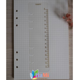 Thước bookmark sổ còng Planner A5 A6