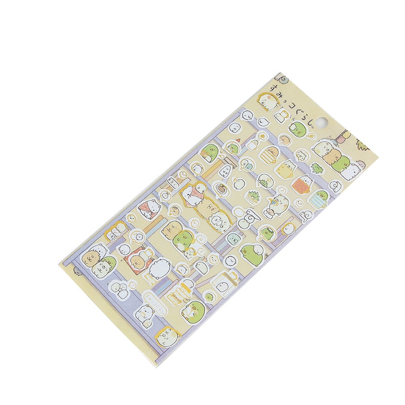 PeachSticker Dán Trang Trí Nhật Ký/Laptop/Điện Thoại Hình Hoạt Hình Sumikkogurashi Nhật Bản