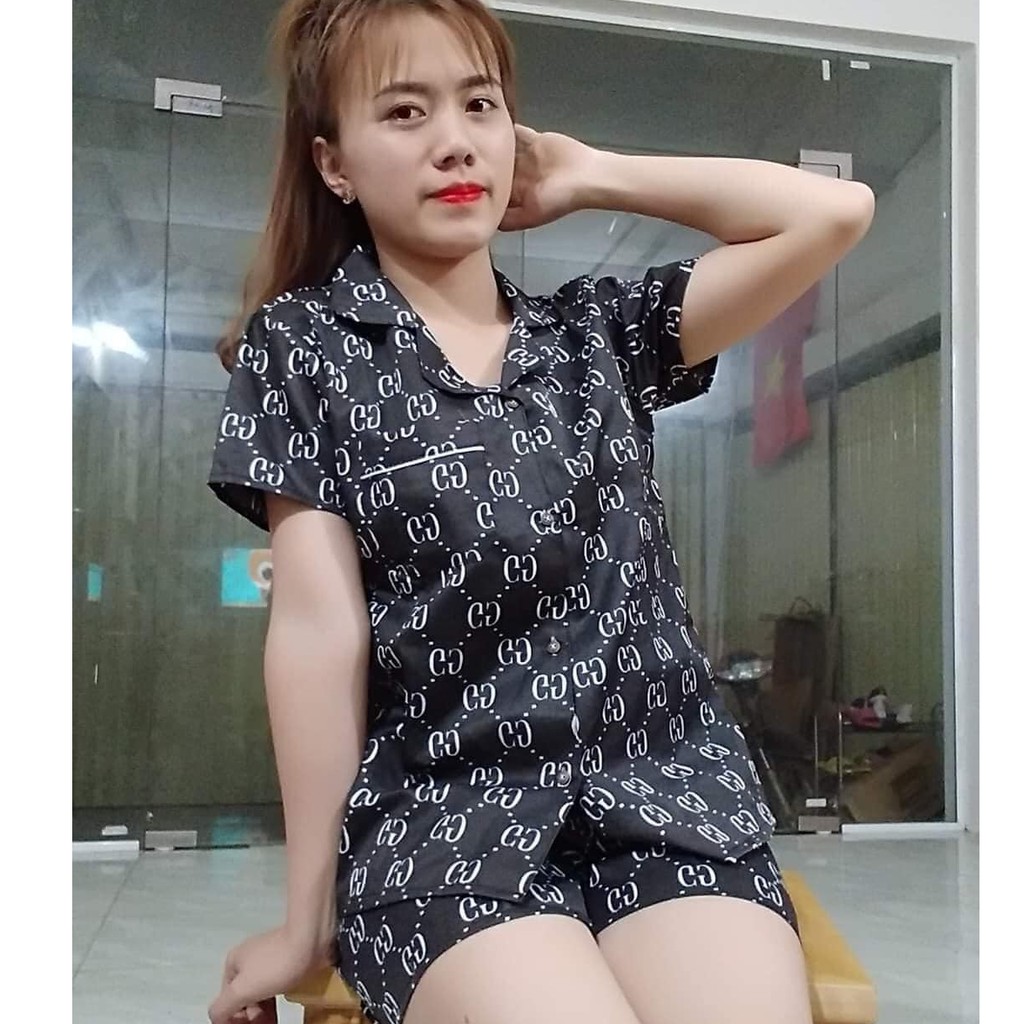 [ Xả Lỗ ] Đồ Bộ Pijama Ngắn Tay Xinh Xắn Dành Cho Nữ Form Dưới 60kg | BigBuy360 - bigbuy360.vn