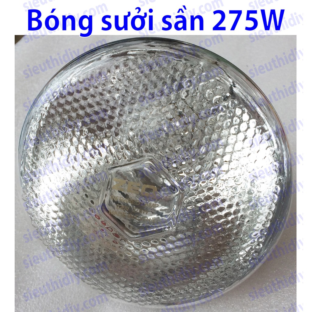 Bóng sưởi sần 275W giảm chói dùng cho nhà tắm, sưởi ấm