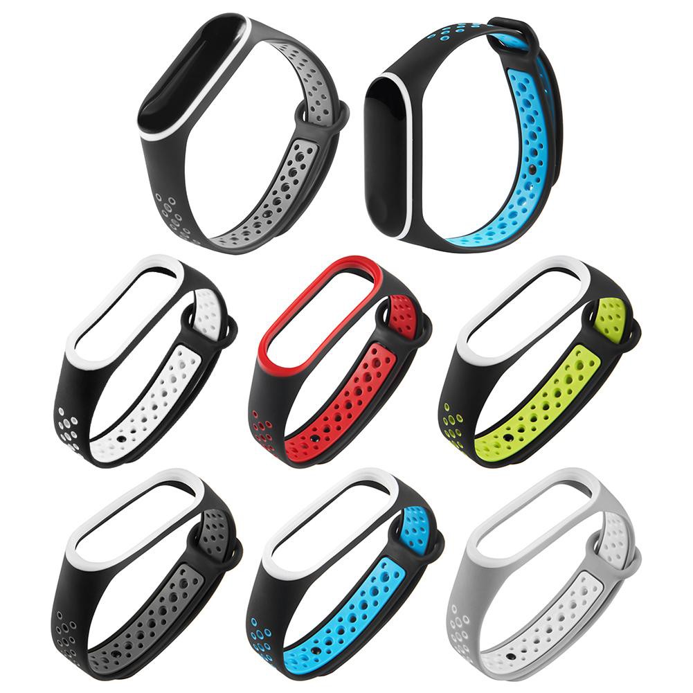 Cozyroomsa Silicone Porous Breathable Watch Band Bracelet Strap for Xiaomi Mi Band 3