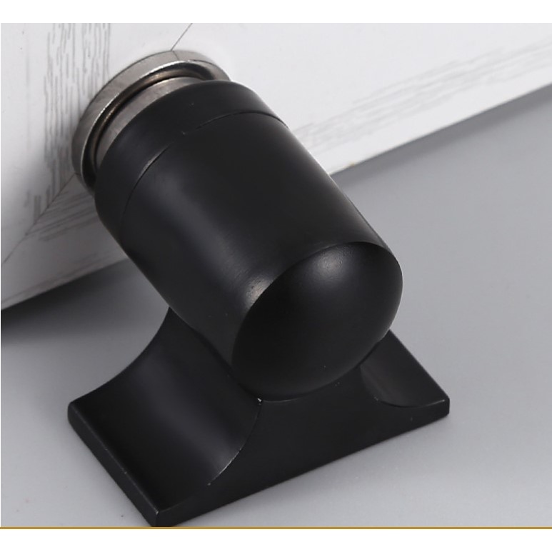 Hít chặn cửa nam châm từ tính hợp kim kẽm mã HC08 chống va đập, hít cửa thông minh inox chống gỉ siêu tiện dụng