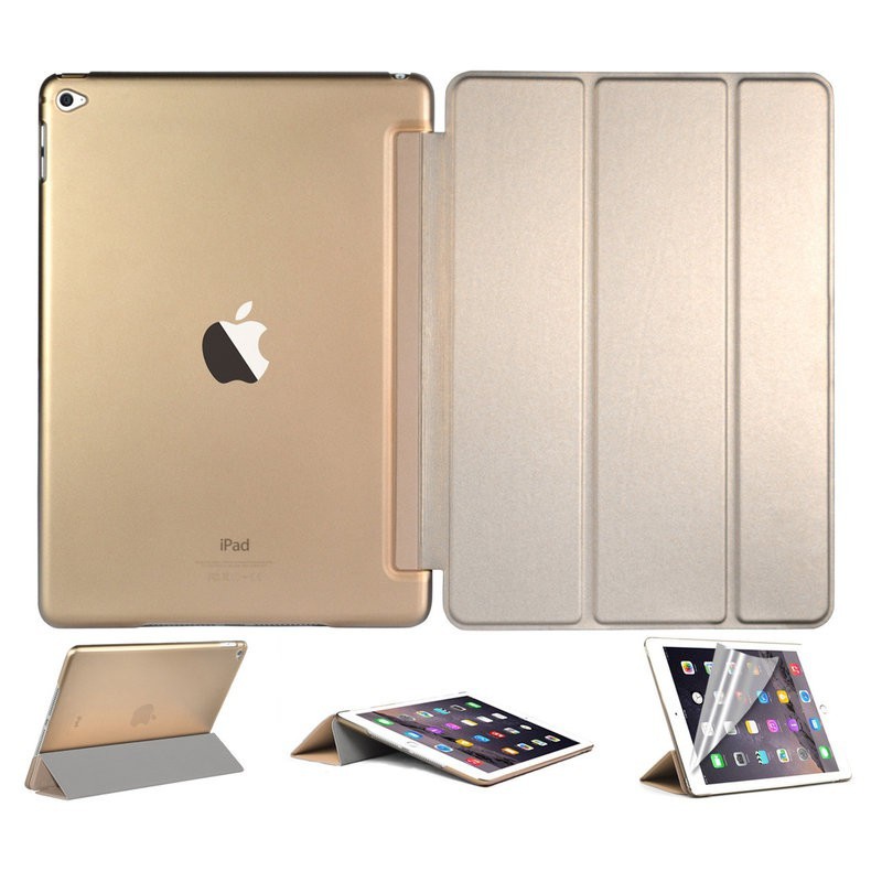 Bao da tắt mở màn hình cho  iPad 9.7" New 2017/ Ipad Air / Ipad Air2 / Ipad Mini 123/ Mini 4 - màu gold | BigBuy360 - bigbuy360.vn