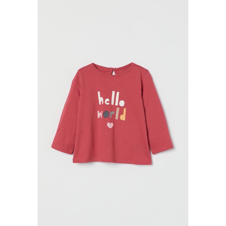 Áo thun cotton cho bé Hm UK auth