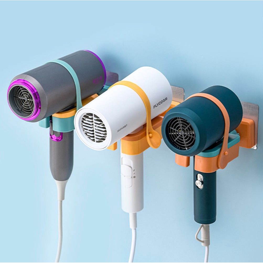 Giá Đỡ Máy Sấy Tóc Gắn Tường Không Cần Đục Lỗ Nhiều Màu Sắc Tiện Dụng Dành Cho Nhà Tắm