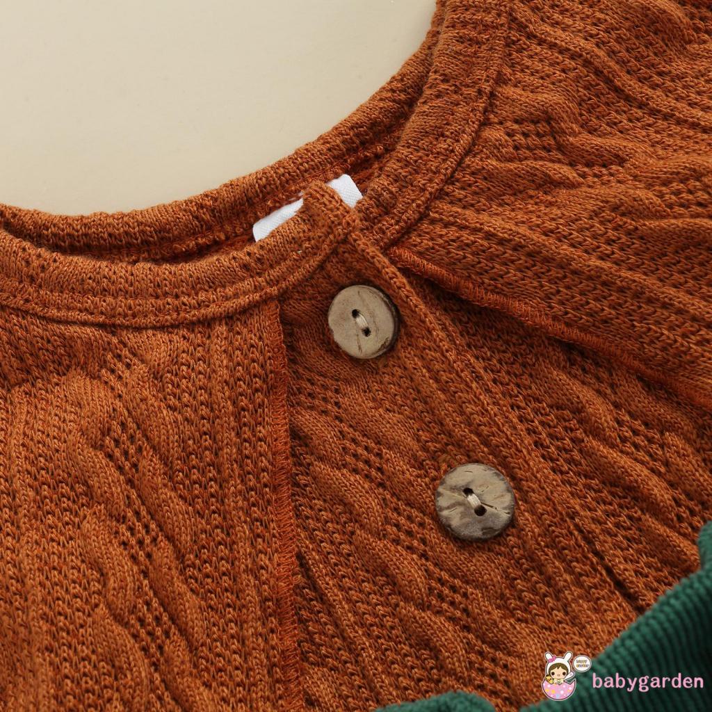 Romper tay dài trang trí nơ thời trang thu đông đáng yêu dành cho bé gái