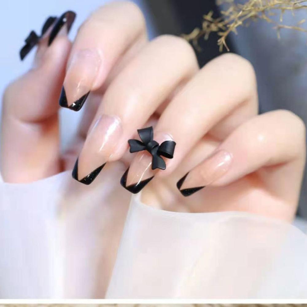 Phụ Kiện Nơ Đính Trang Trí Móng Tay 3D Xinh Xắn