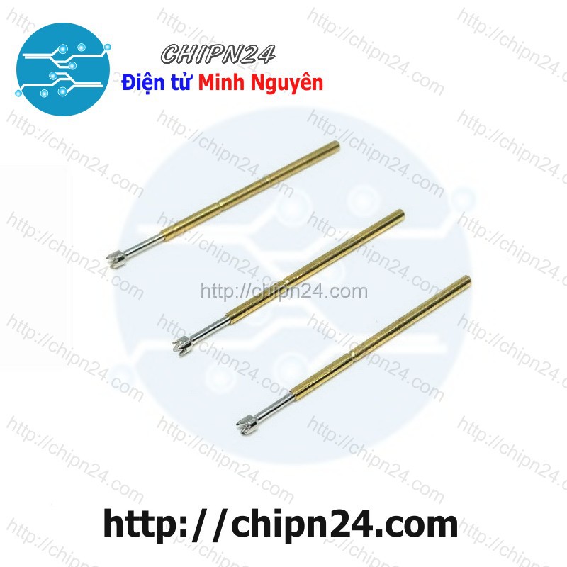 [3 CÂY] Kim test mạch P50-Q2, đường kính ống kim 0.68mm, đầu 4 vuốt thẳng