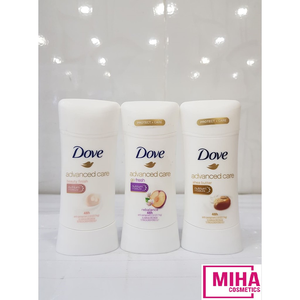 Sáp Khử Mùi Nữ DOVE ADVANCED CARE 74g USA