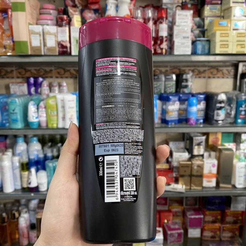 Dầu Gội Ngăn Gãy Rụng Tóc L'Oréal Elseve Shampoo Fall Resist 330ml