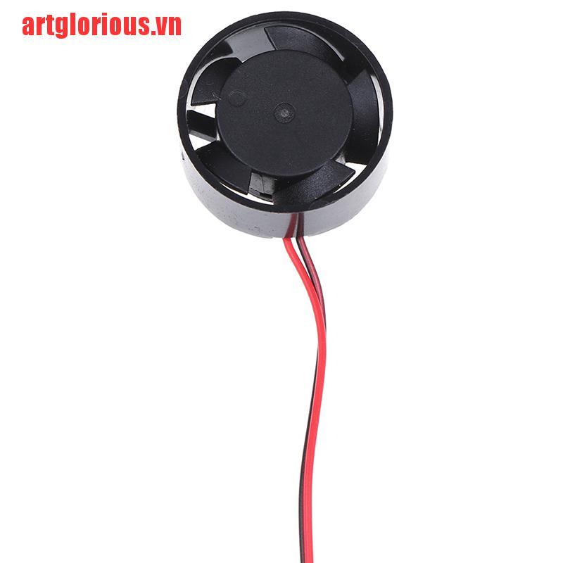 【artglorious】25.5x10mm 5V 9V 12V 24V Round Mini Cooling Fan for LED Lamps Compu