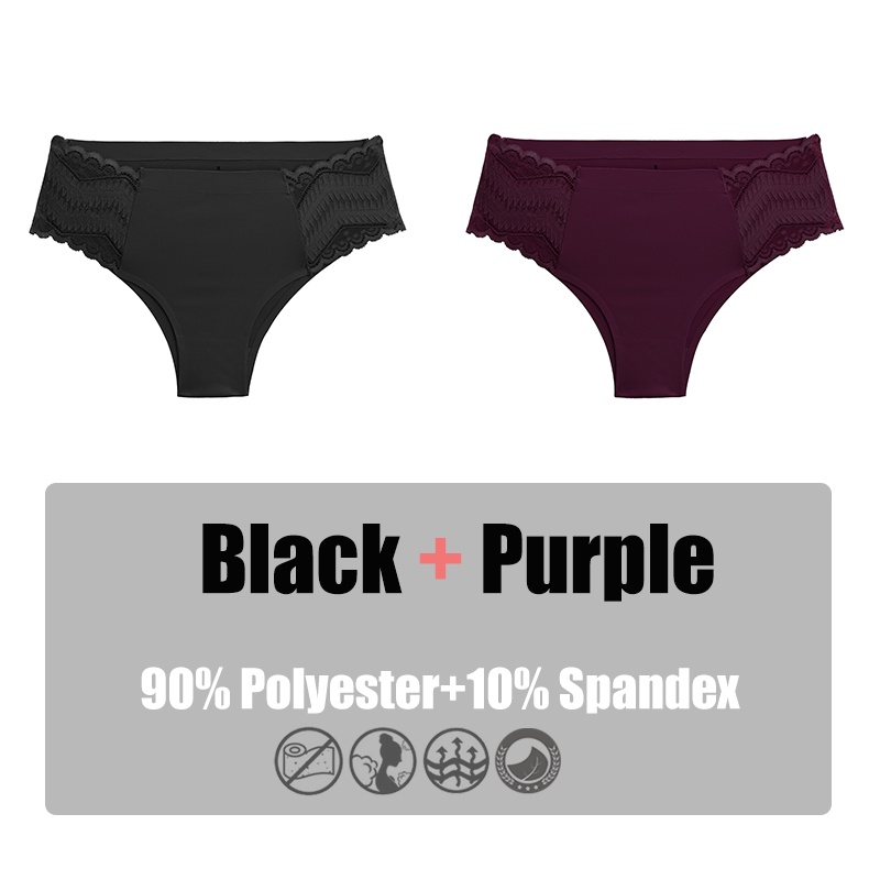 Cute Byte Set 2 quần lót ren mềm mại thoải mái thời trang gợi cảm cho nữ