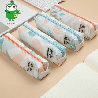 [ HCM ] Hộp bút vải chiếc lá kiểu nhật dễ thương
