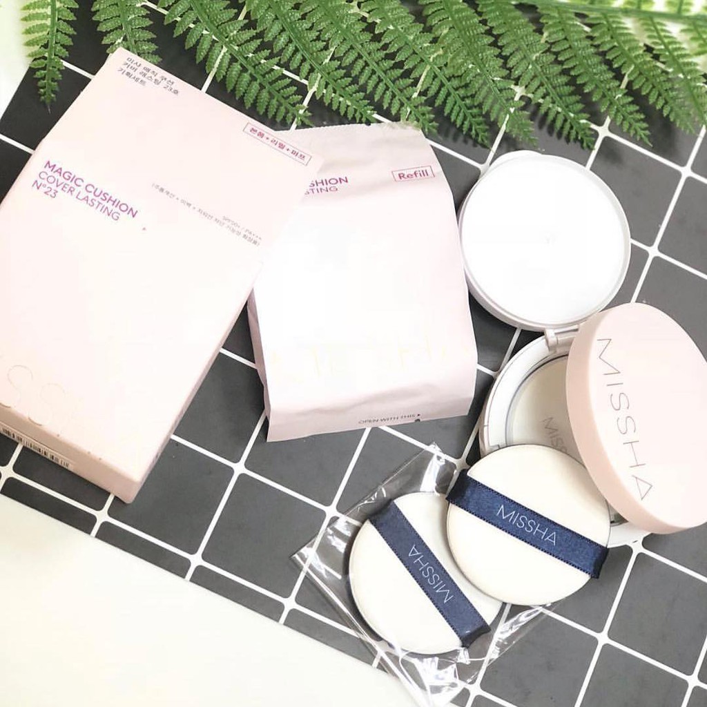 Phấn Nước Che Phủ Hoàn Hảo, Kiềm Dầu, Lâu Trôi Missha Magic Cushion Cover Lasting SPF50+ PA+++ | BigBuy360 - bigbuy360.vn
