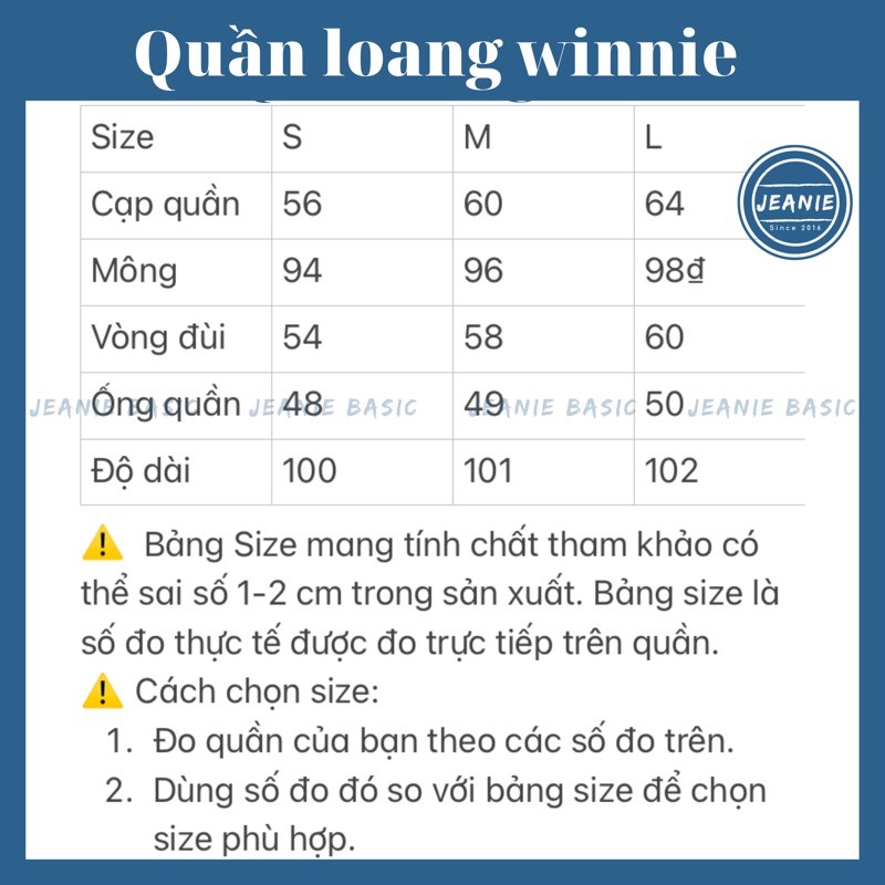 Quần jean nữ ống suông dài loang màu JEANIE