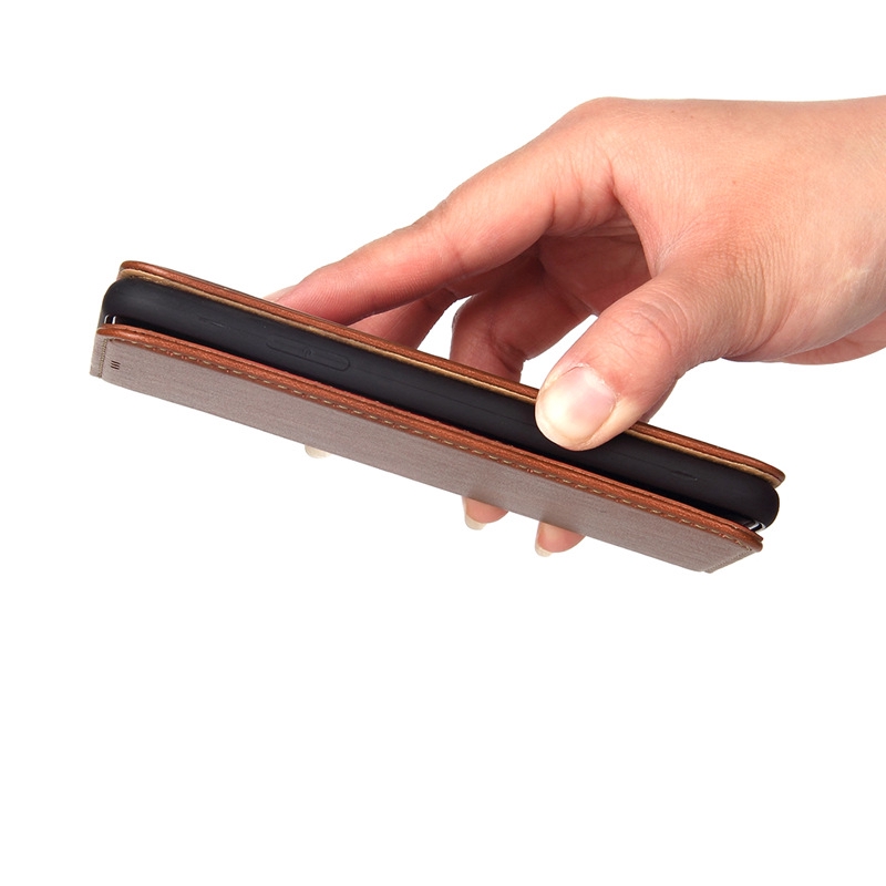 Ốp điện thoại da thật nắp gập nam châm có ngăn đựng thẻ tiện dụng hợp thời trang cho Iphone X | BigBuy360 - bigbuy360.vn