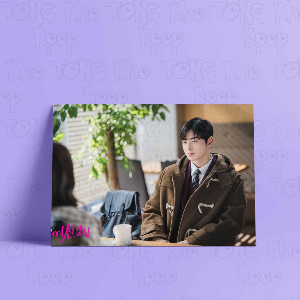 Tấm Postcard giấy 260gsm cao cấp in hình CHA EUN WOO TRUE BEAUTY idol nhóm nhạc kpop A5 ảnh đẹp nhiều mẫu