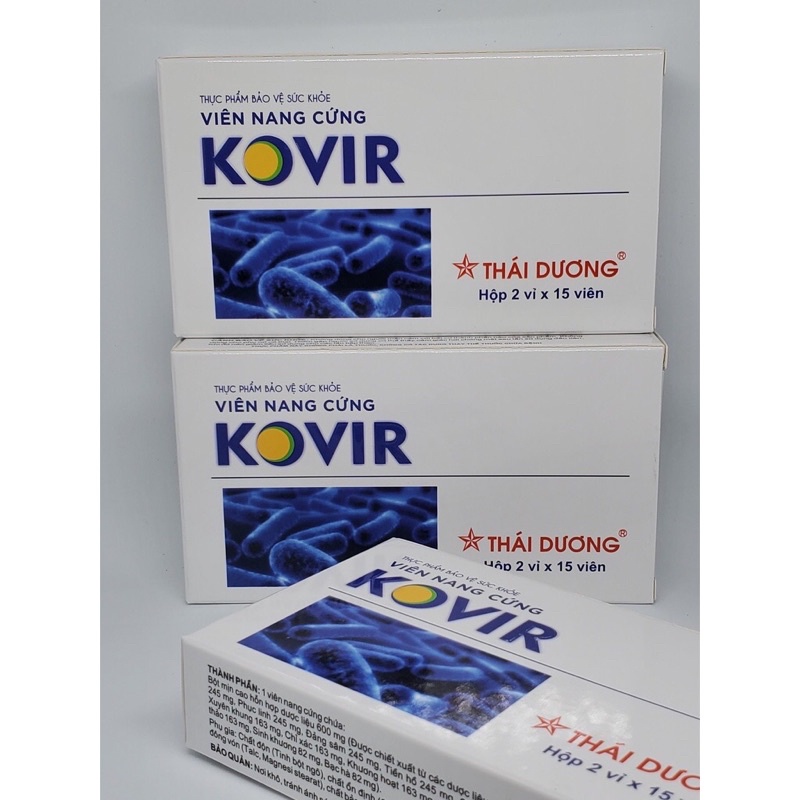 [chính hãng] KOVIR Sao Thái Dương- tăng đề kháng hộp 15 viên