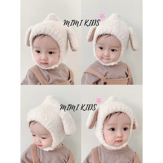 Mũ len tai cừu cho bé (6-24m) ML02 Mimikids
