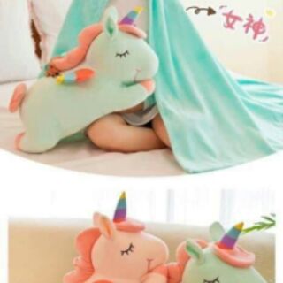 Set chăn kèm gối ngựa pony.