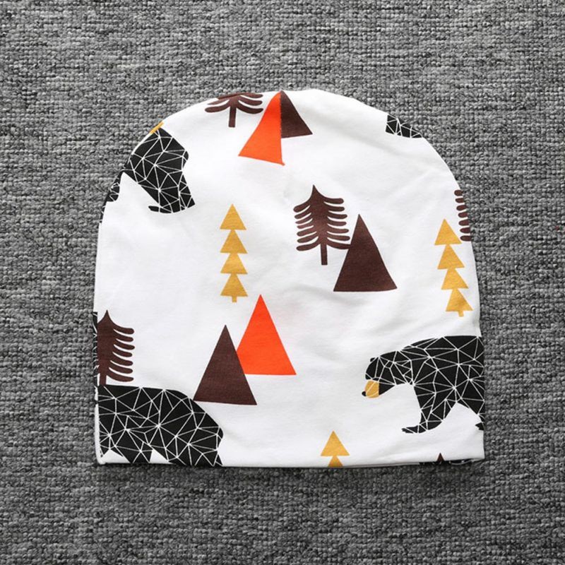 Nón len bằng cotton mềm cho trẻ sơ sinh