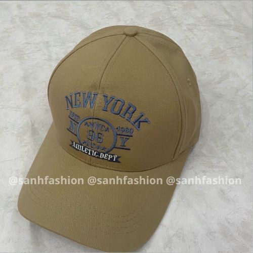 Mũ lưỡi trai thêu hình chữ NewYork 96 Nón kết chất kaki cao cấp thời trang form unisex nam nữ _ SÀNH FASHION