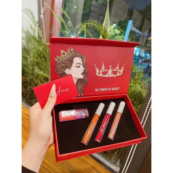 Son kem chính hãng siêu lì, mềm môi, lên màu chuẩn