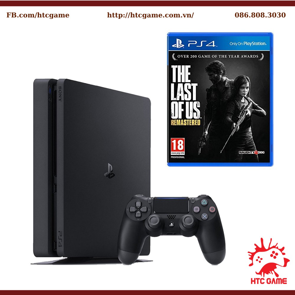 Máy Chơi Game Ps4 Slim 1Tb + Game The Last Of Us | Shopee Việt Nam