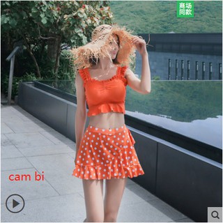 ( Hàng order) Bộ bikini 2 mảnh quần váy kín đáo