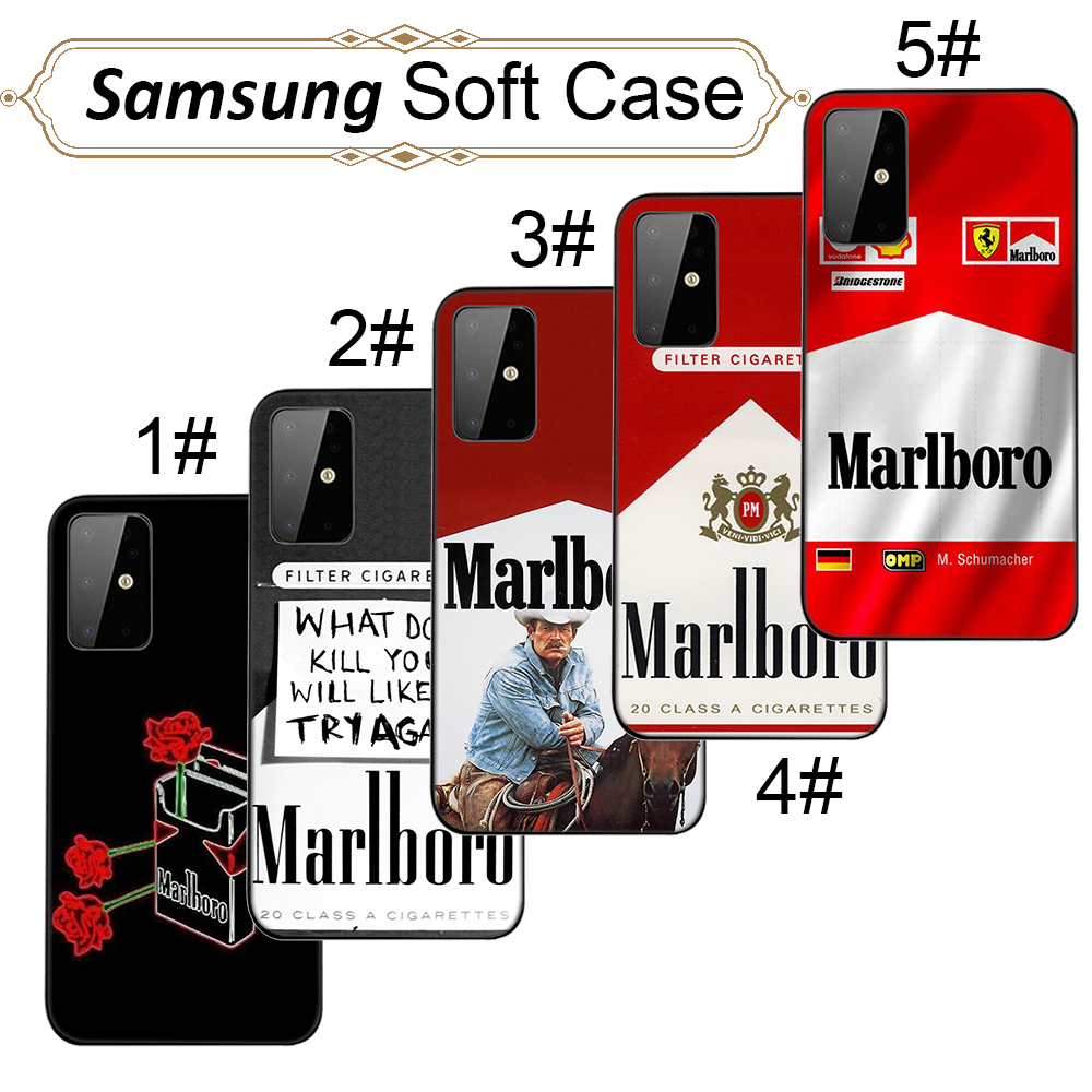 Ốp Điện Thoại Mềm Hình Lua57 Marlboro Cho Samsung Galaxy Note 20 Ultra 10 9 8 Plus A60 A70 A70S M40
