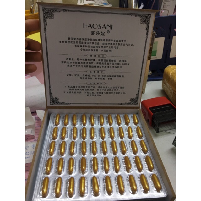 Viên thải chì haosani (1 hộp 100 viên)
