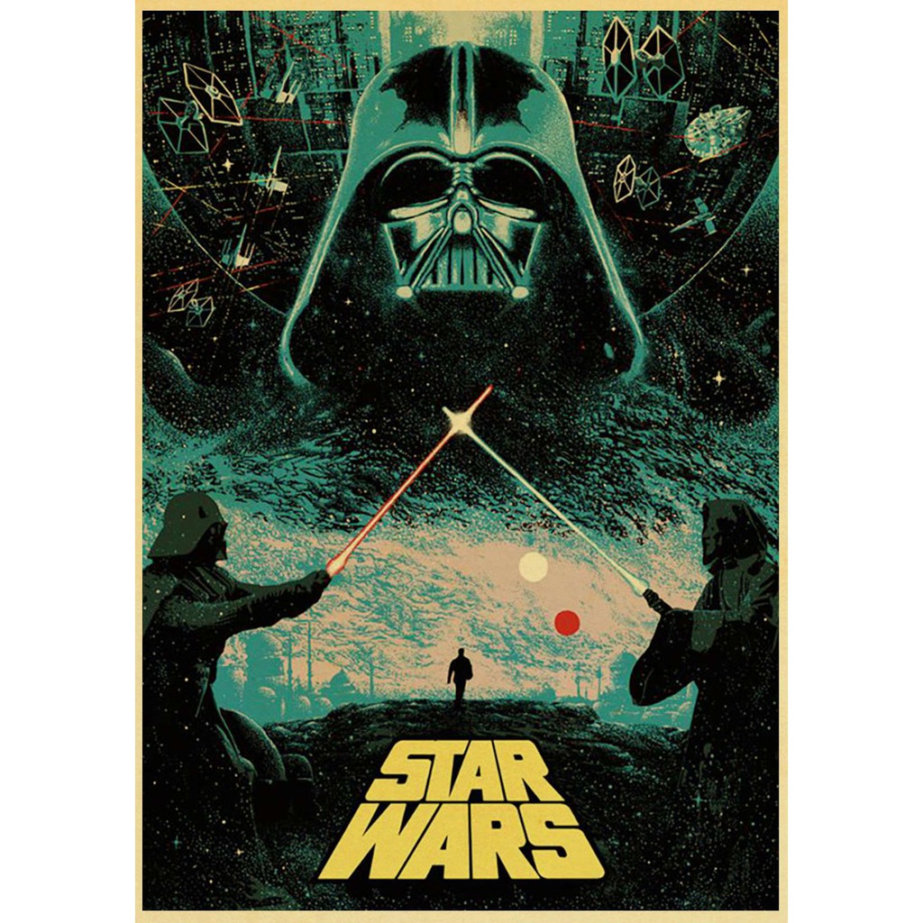 Poster Phim Star Wars Darth Vader Dán Tường Trang Trí