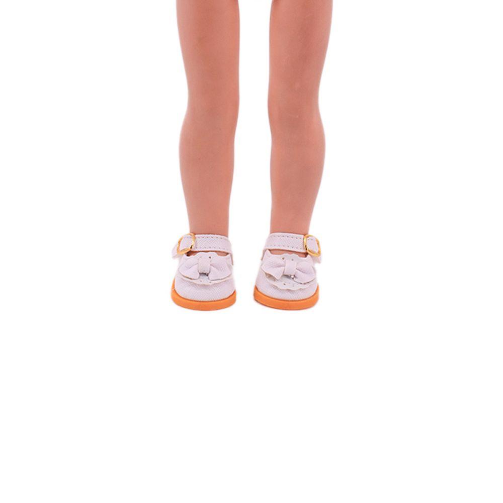 Giày Bốt Da Cotton 14 Inch Thắt Nơ Xinh Xắn Cho Búp Bê