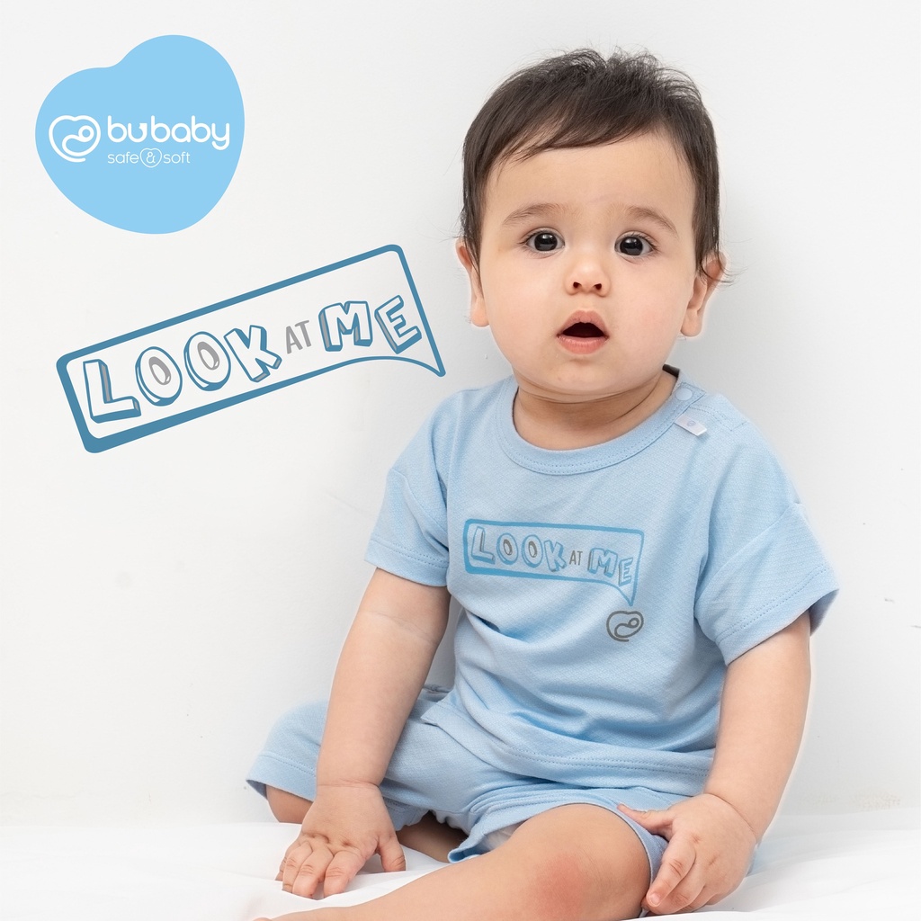 Bộ quần áo cộc tay  BU, bubaby cho bé 6m - 4Y